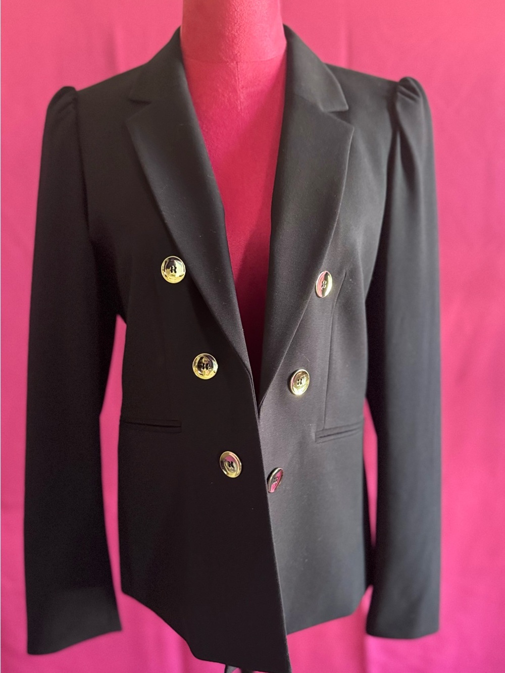 BAR III Faux Double Breasted Open Blazer Boyfriend Jacket